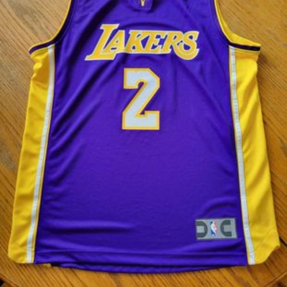 Los Angeles Lakers Lonzo BALL Fanatics NBA Basketball Jersey Like New L NBA